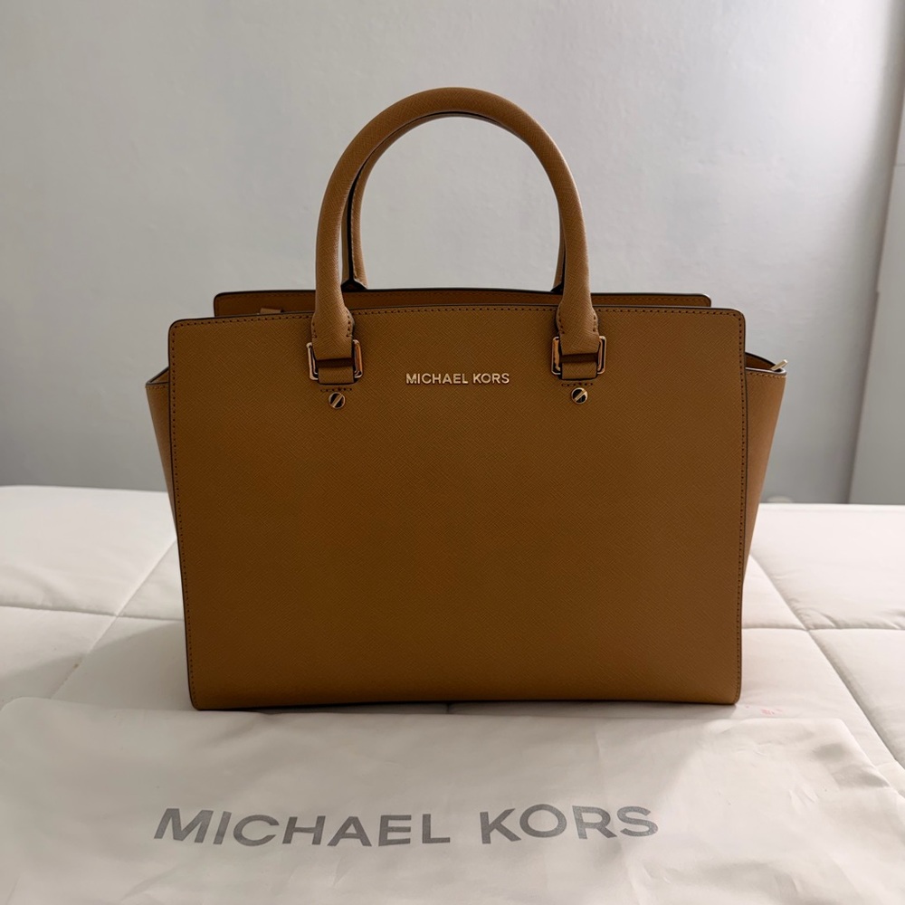 Michael Kors Brown Satchel Bag